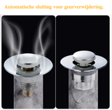 CleanSeal Universele Pop-Up Wastafelstop