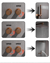 RainLux Inbouw Douchepaneel