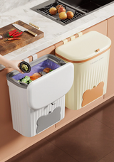 EcoBin Keuken & Badkamer Wandprullenbak – 8.5L / 12L Met Deksel