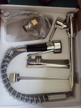 Uittrekbare Keukenkraan | Nikkelgoud | Warm & Koud Water | Enkel Handvat