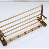 Vouwbaar Handdoekrek | Aluminium | 50–60 cm | Verplaatsbaar & Gelakt