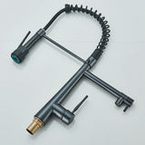 Uittrekbare Keukenkraan | Nikkelgoud | Warm & Koud Water | Enkel Handvat