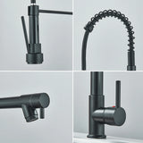 Uittrekbare Keukenkraan | Nikkelgoud | Warm & Koud Water | Enkel Handvat