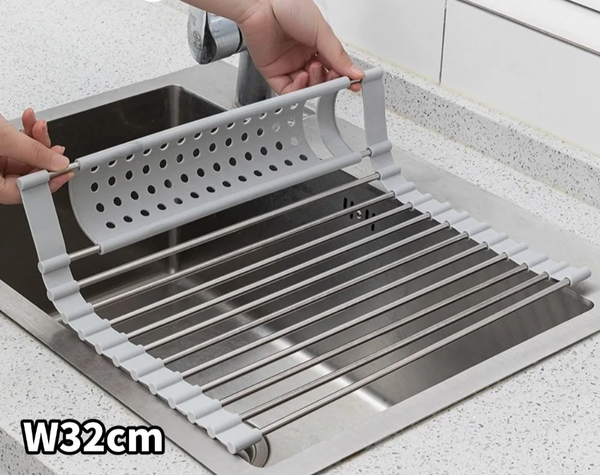 FoldRack Opvouwbaar Afdruiprek van Roestvrij Staal