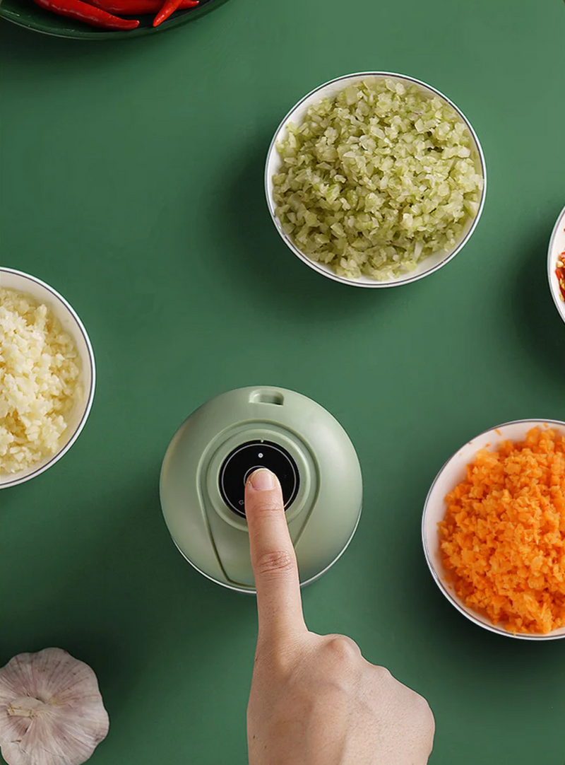 ChopCharge Mini USB Draadloze Knoflookhakker