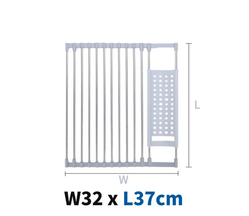 FoldRack Opvouwbaar Afdruiprek van Roestvrij Staal