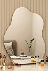 NordiGlow Onregelmatige LED-Spiegel – Scandinavisch Design