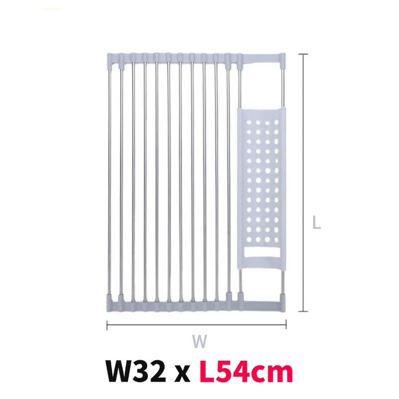 FoldRack Opvouwbaar Afdruiprek van Roestvrij Staal