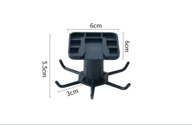 SpinHook360 – Draaibare Zelfklevende Haak Organizer voor Keuken & Badkamer