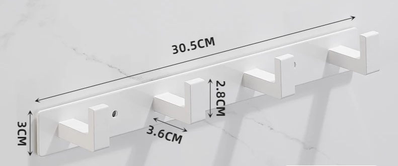 SteelLine Roestvrijstalen Wandkapstok