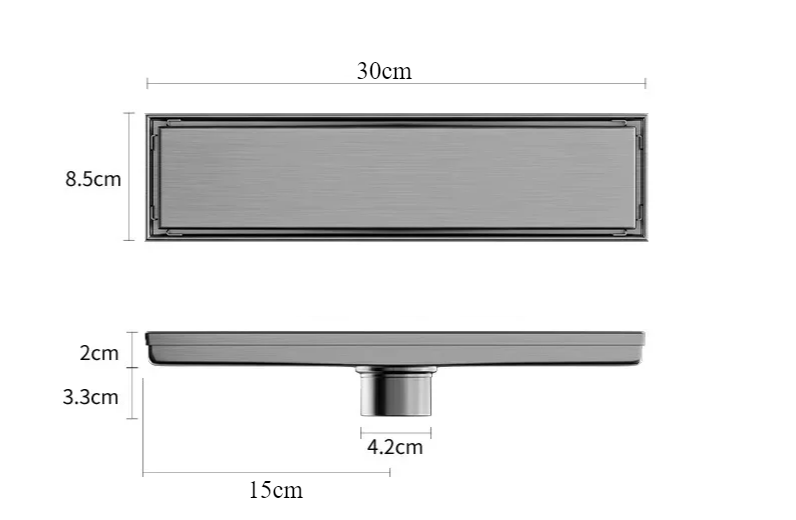 AeroDrain Luxe Douchevloerafvoer