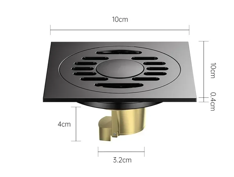 AquaShield Vierkante RVS Vloerdrain