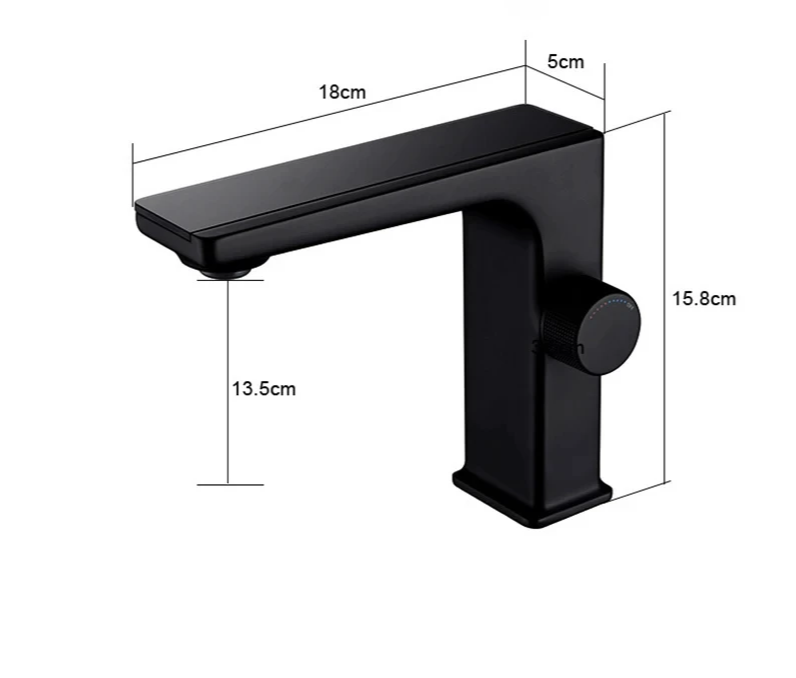 LuxuFlow Digitale LED Wastafelkraan