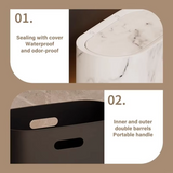 EcoHide Compacte Prullenbak met Verborgen Deksel