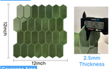 Zelfklevende 3D Wandtegels – PVC | Mat | Water- en Schimmelbestendig | 30 x 30 cm