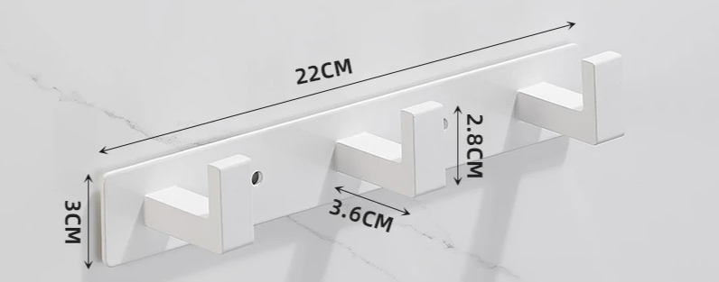 SteelLine Roestvrijstalen Wandkapstok
