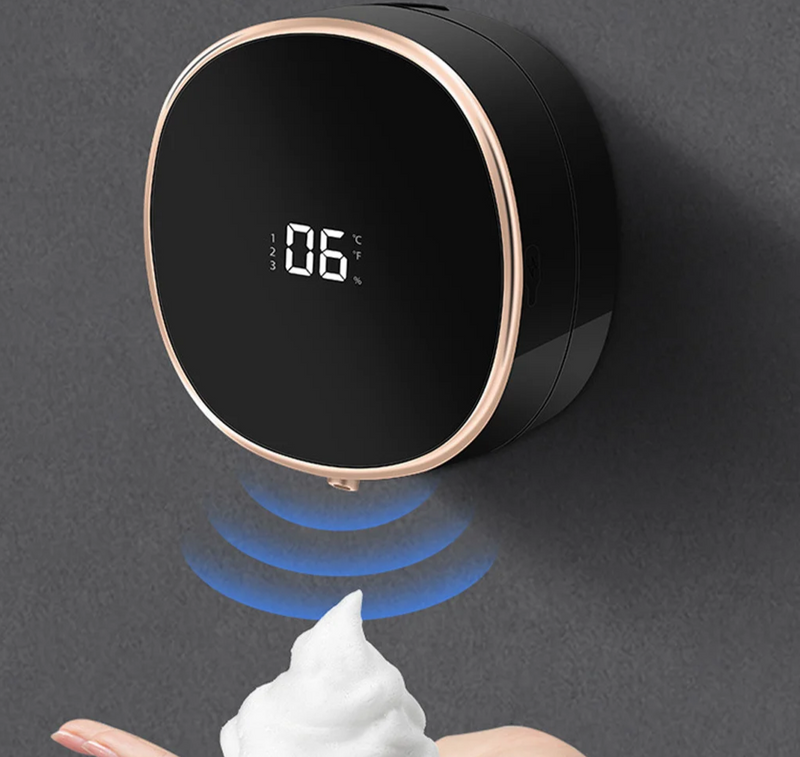 AutoPure Intelligente Zeepdispenser – Automatisch, Contactloos & Instelbaar voor Badkamer of Keuken