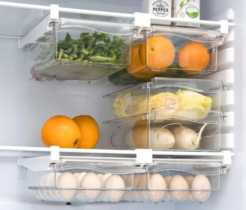 FridgeMaster – Transparante Keukenopbergdoos voor Fruit, Groente en Eieren