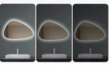 NordiLux Design Badkamerspiegel – Slimme LED Wandspiegel met Onregelmatige Vorm en Aluminium Frame