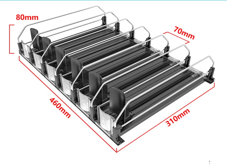 CoolSlide Zelfschuivend Drankopbergsysteem