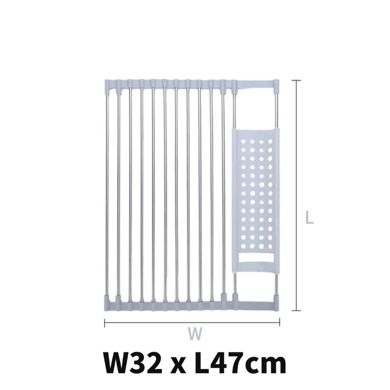 FoldRack Opvouwbaar Afdruiprek van Roestvrij Staal