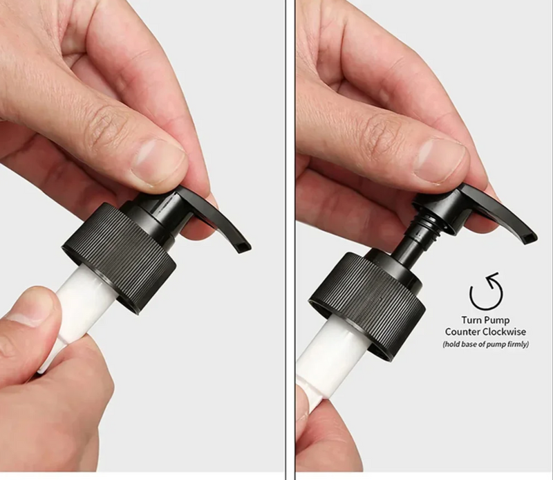 SoapElegance 500ml Zwarte Zeepdispenser Set