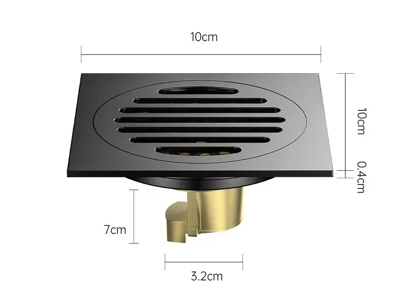 AquaShield Vierkante RVS Vloerdrain