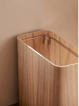 EcoPress Houten Afvalbak met Deksel