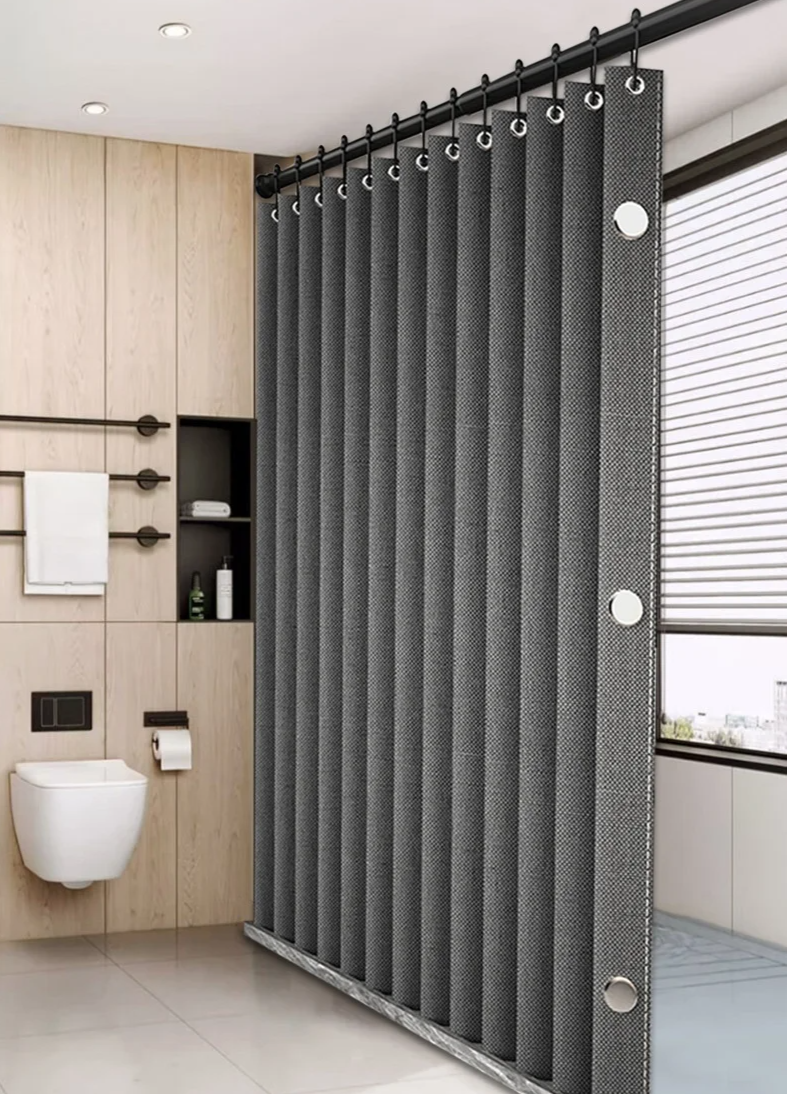 MagnaFold Opvouwbaar Douchegordijn met Magneten