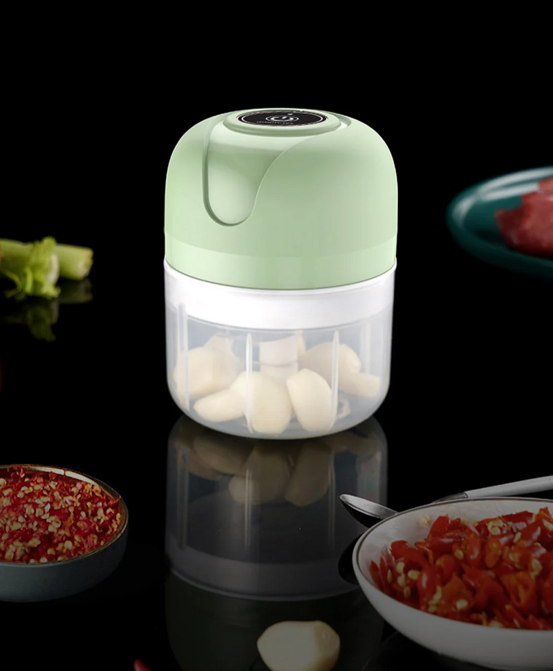 ChopCharge Mini USB Draadloze Knoflookhakker