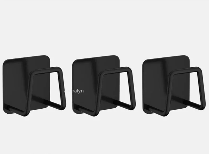 StickDry RVS Sponshouder – Zelfklevende Organizer voor Goothoek & Keukenaccessoires