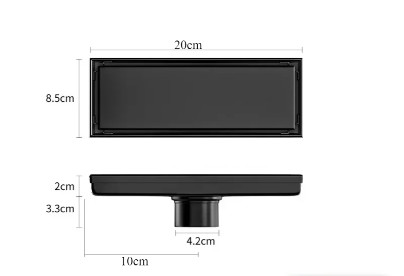 AeroDrain Luxe Douchevloerafvoer
