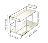 MetaRack Dubbel Laags Metalen Opbergrek