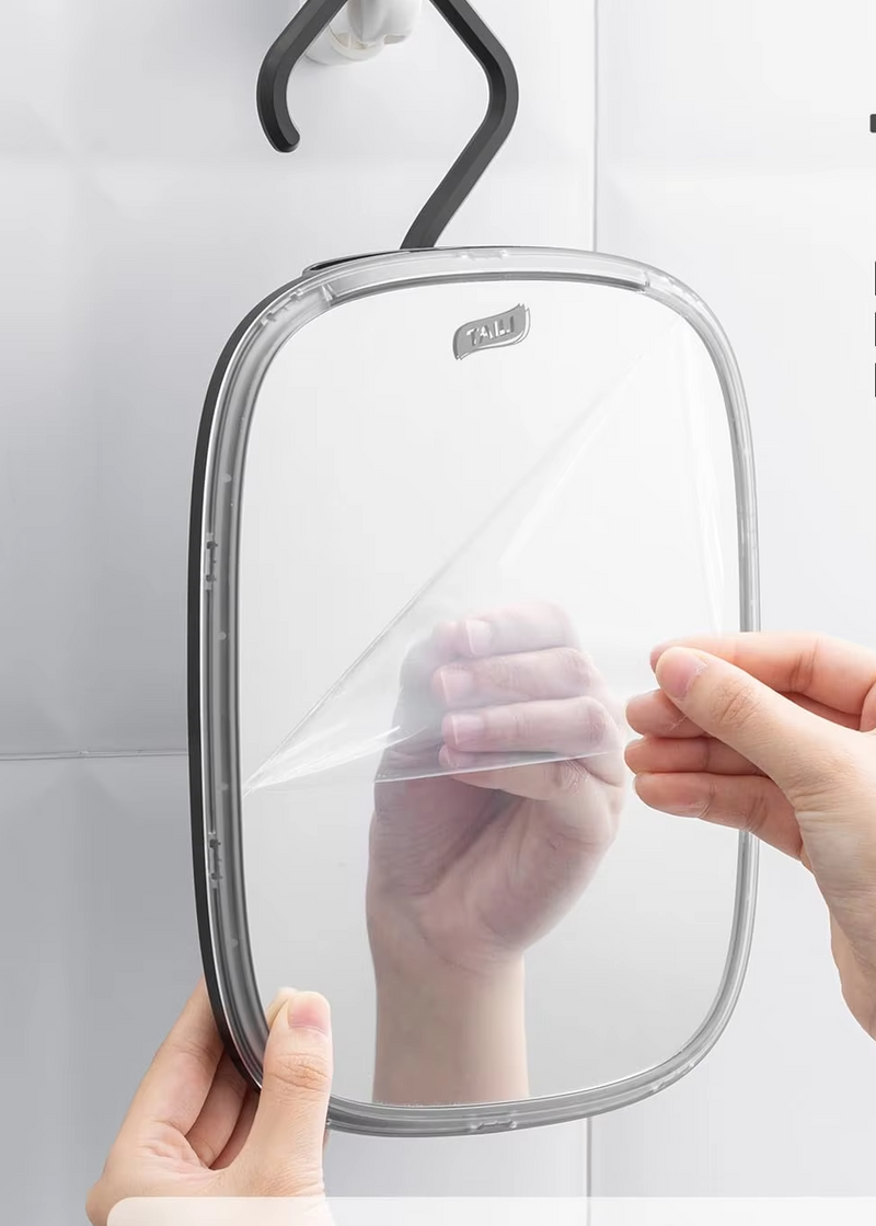 ClearView Douchespiegel – Condensvrije Spiegel voor Scheren & Reizen