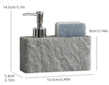 StoneTouch Zeepdispenser met Sponshouder