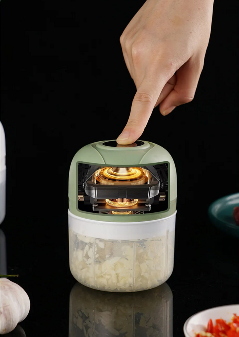 ChopCharge Mini USB Draadloze Knoflookhakker