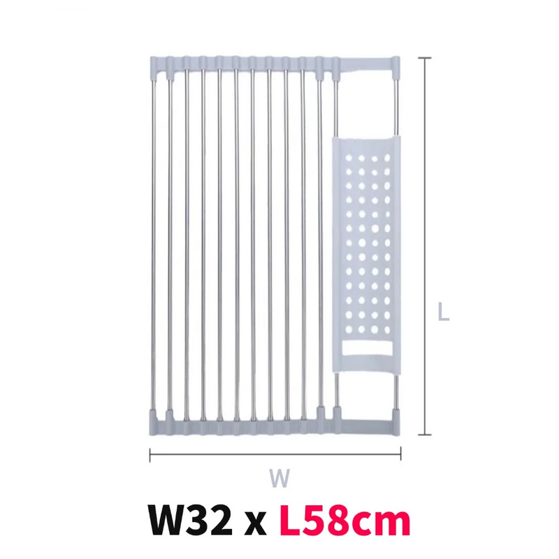 FoldRack Opvouwbaar Afdruiprek van Roestvrij Staal
