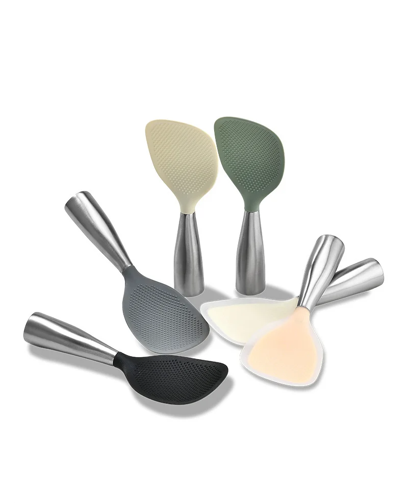 SilicaServe – Siliconen Anti-aanbak Kooklepel met Hittebescherming