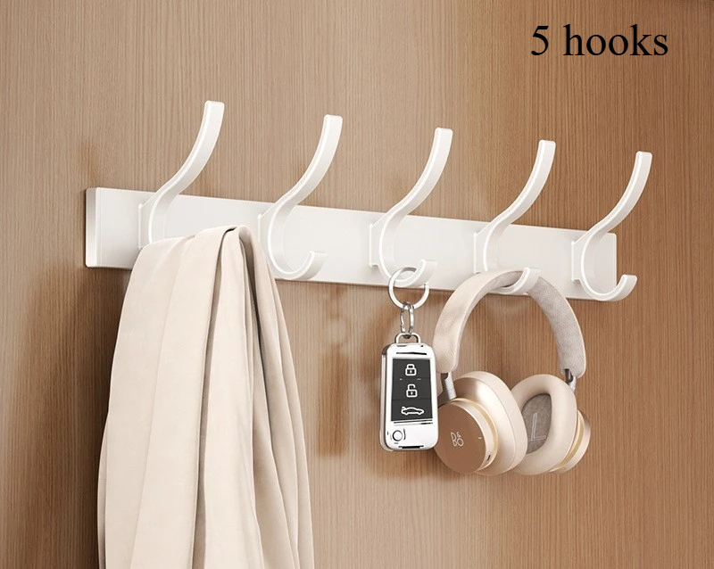 Luxe BlackHook Aluminium Wandkapstok