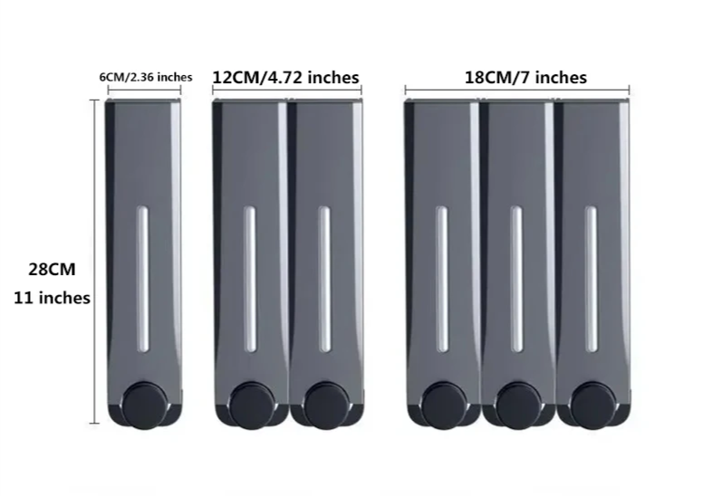 WallLux 500ML Wandmontage Zeepdispenser