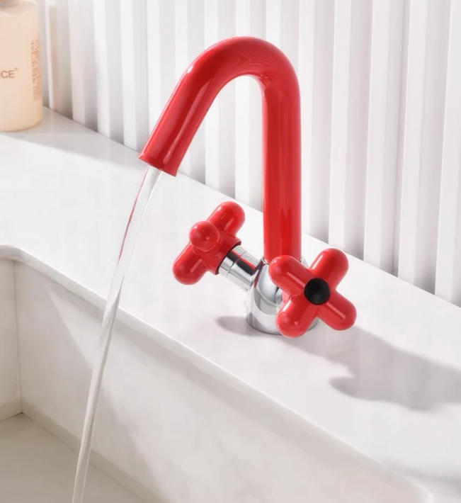 AUREVO Dubbele Handgreep Badkamerkraan