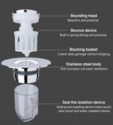 CleanSeal Universele Pop-Up Wastafelstop