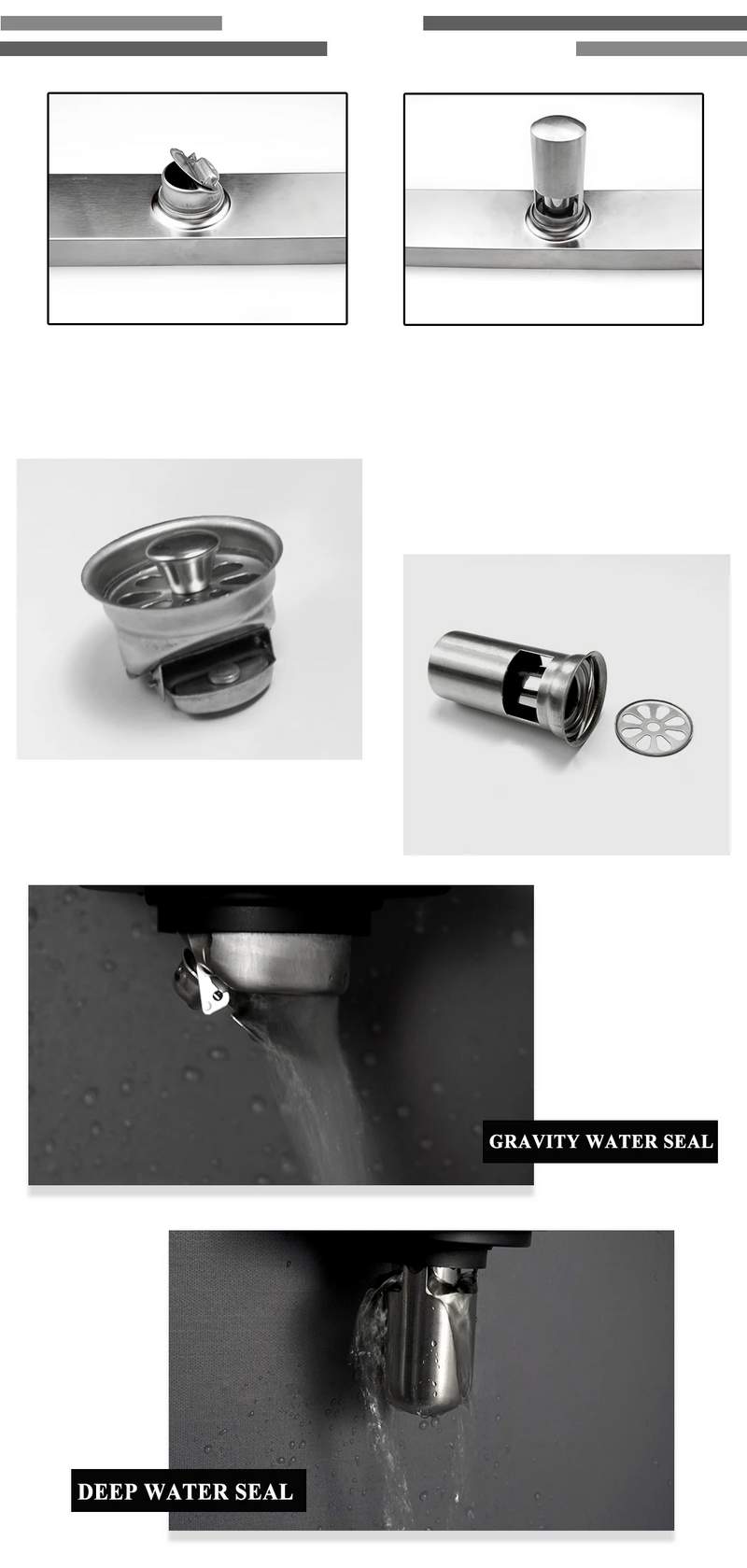 LuxoDrain Tegelinleg Douchegoot