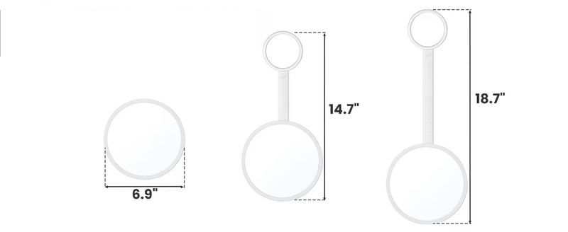 ClearView Douchespiegel – Condensvrije Spiegel voor Scheren & Reizen