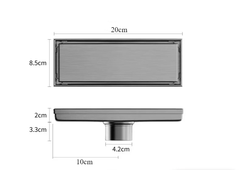AeroDrain Luxe Douchevloerafvoer