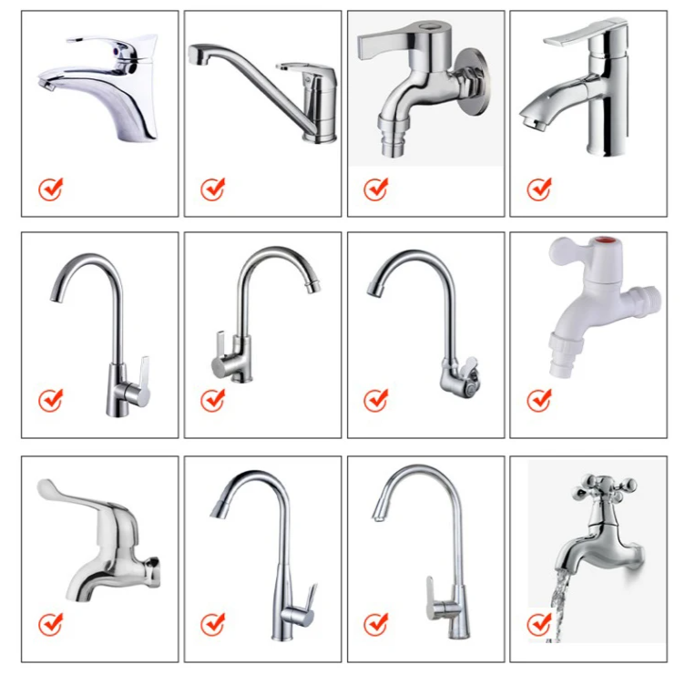 EcoStream 360 – Universele Waterbesparende Kraanbubbler met Rotatie Nozzle