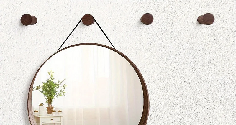 WalnutElegance Traditionele Handgemaakte Wandhaken