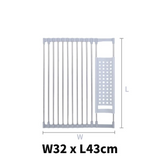 FoldRack Opvouwbaar Afdruiprek van Roestvrij Staal