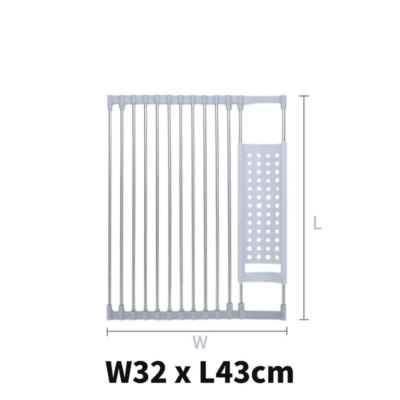 FoldRack Opvouwbaar Afdruiprek van Roestvrij Staal