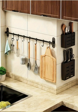 CookEase Keuken Wandrek – Multifunctionele Organizer voor Deksel, Spatel & Kookgerei